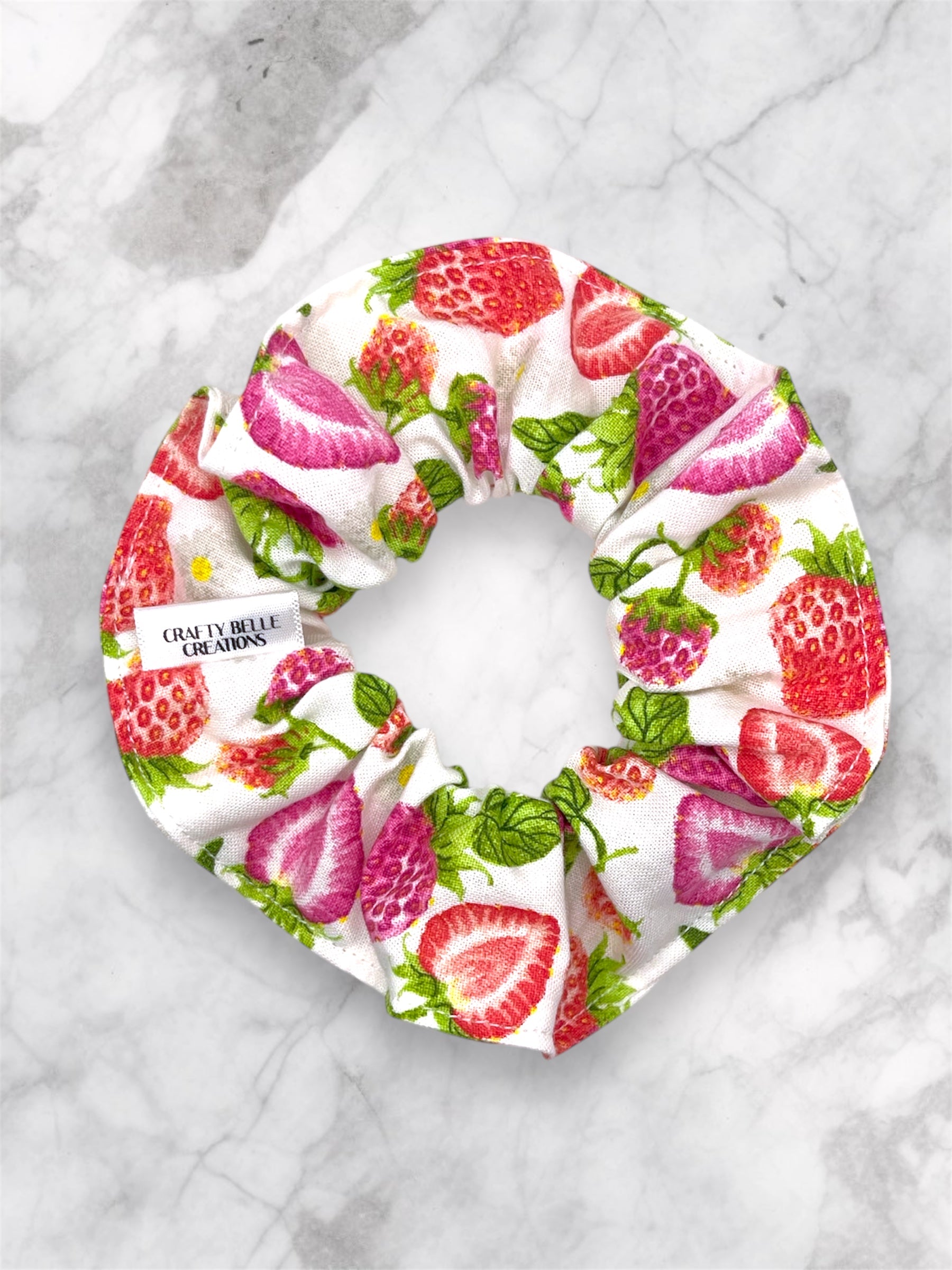 Strawberry Fields Scrunchie