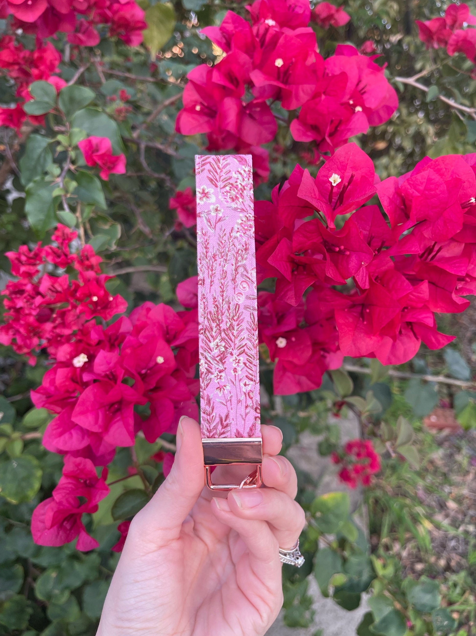 Blush Prairie Wristlet