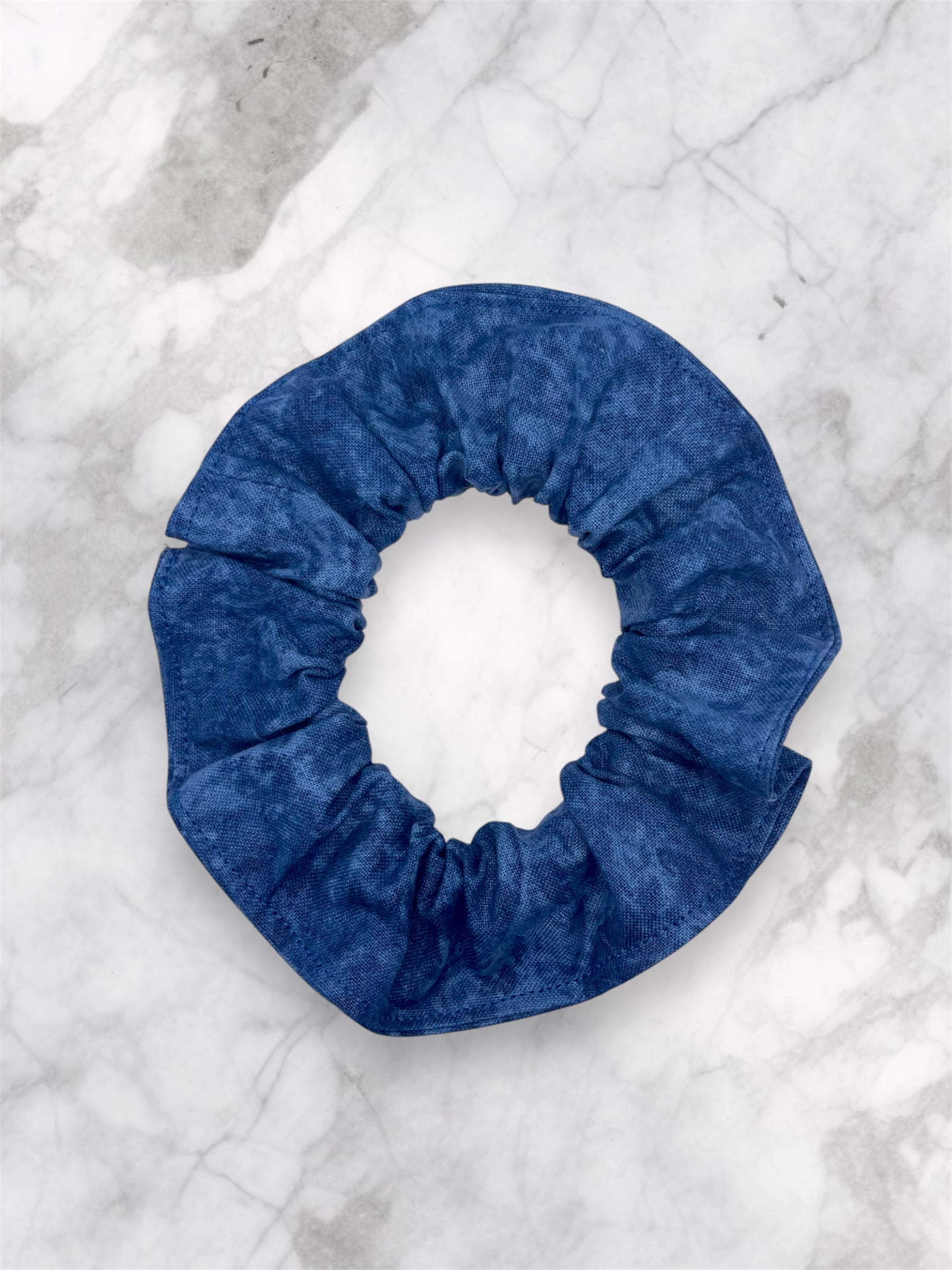 Denim Dye Scrunchie