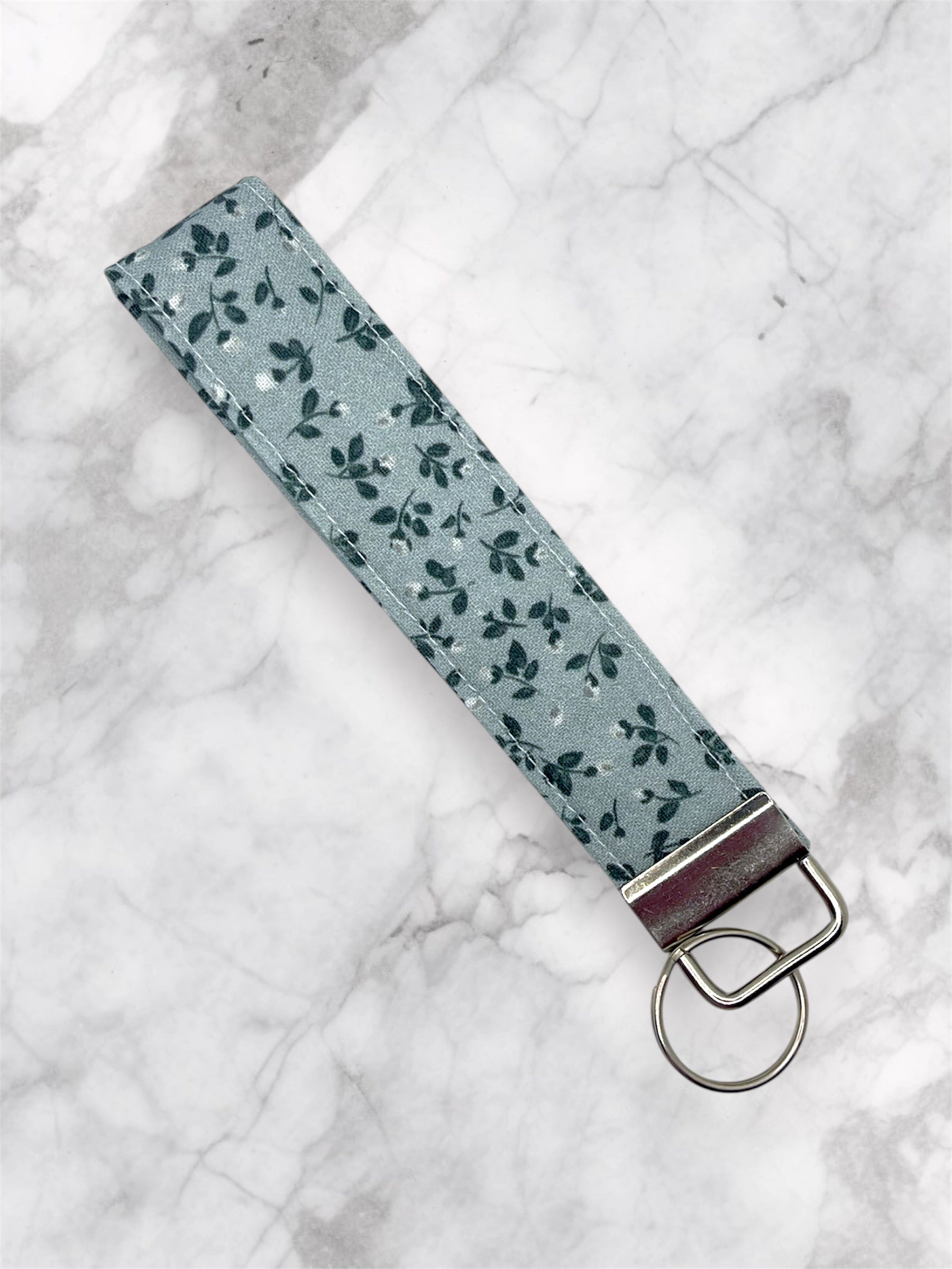 Sage Blooms Wristlet