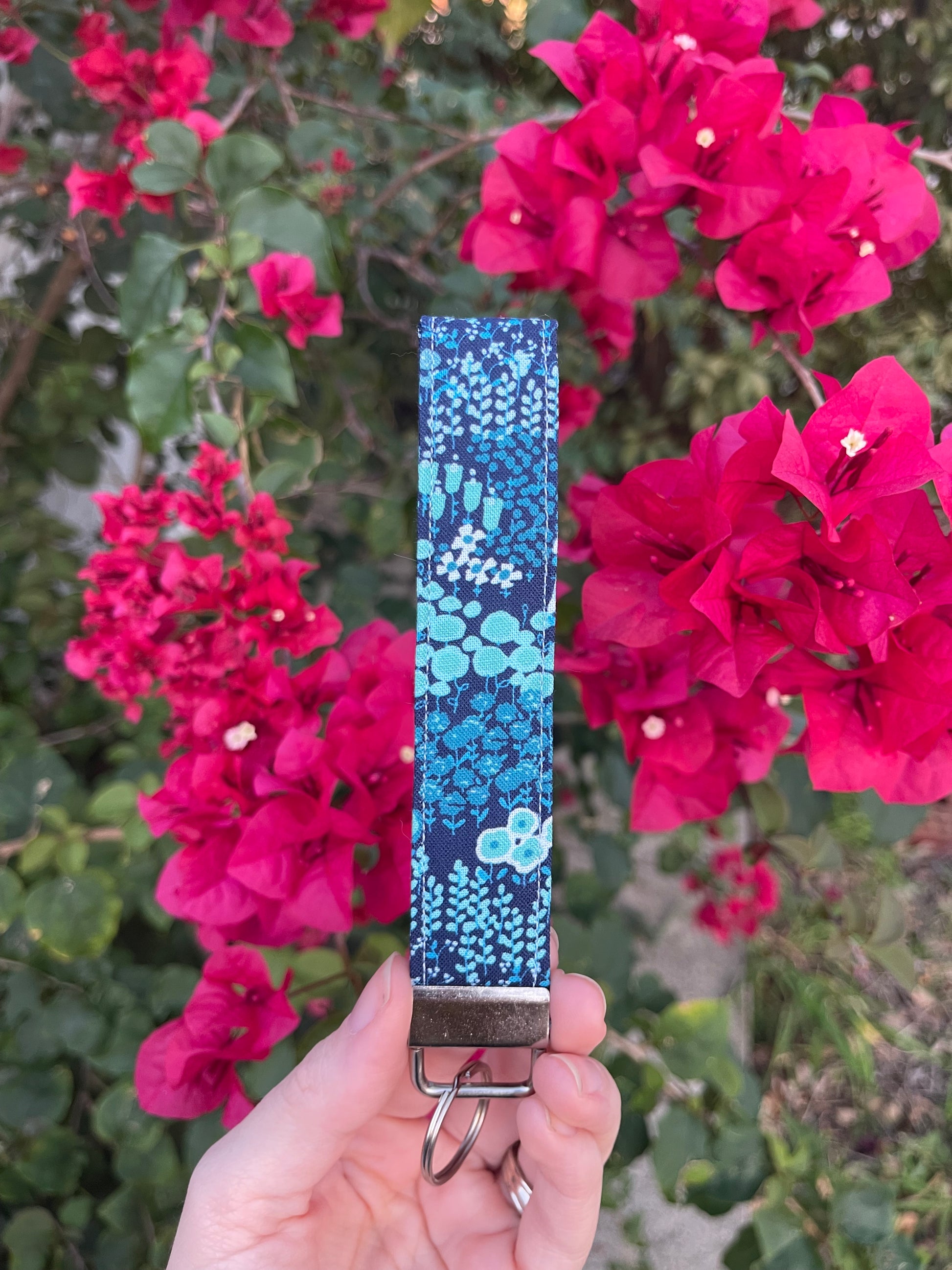 Moonlit Flora Wristlet