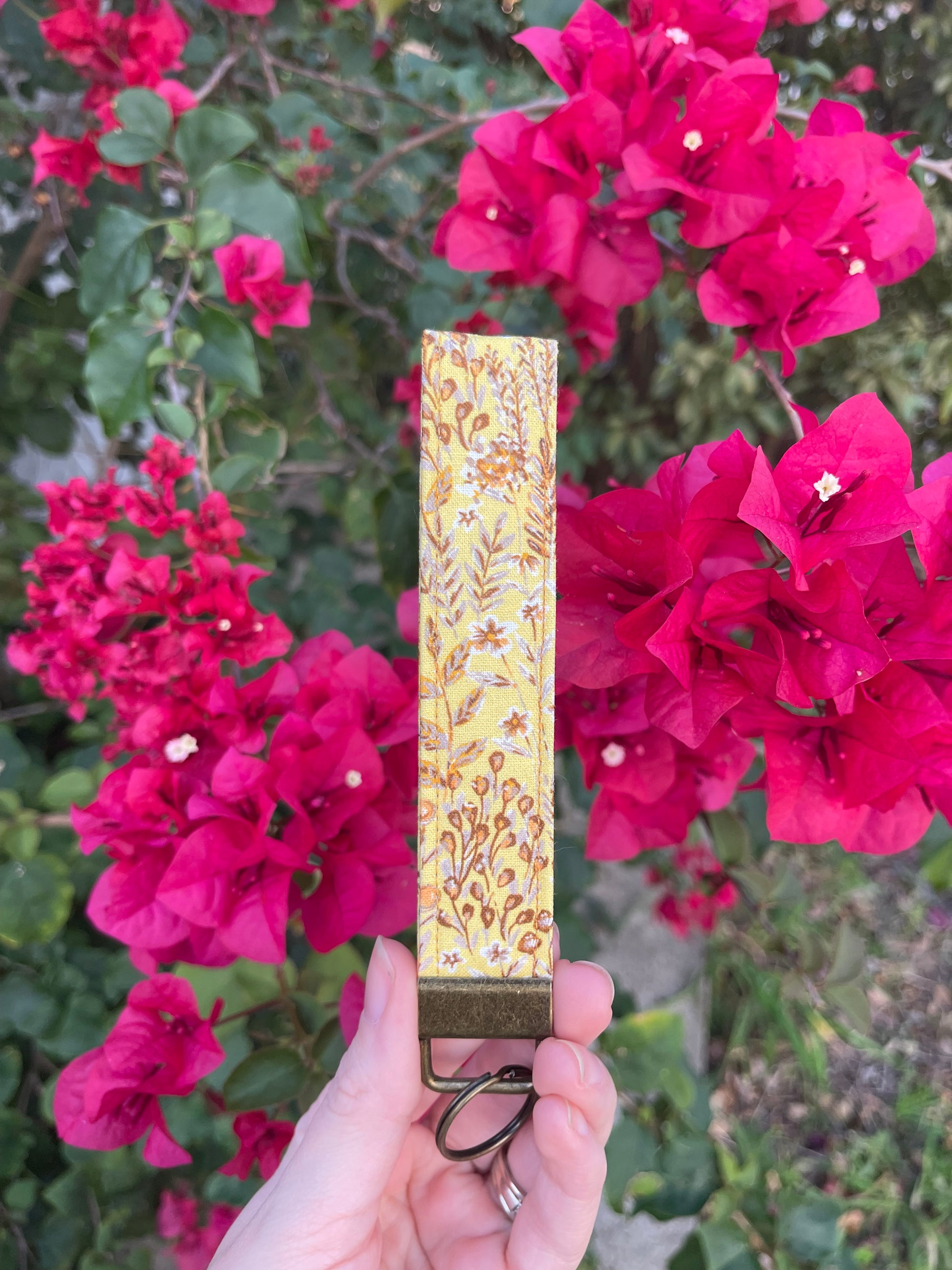 Golden Prairie Wristlet