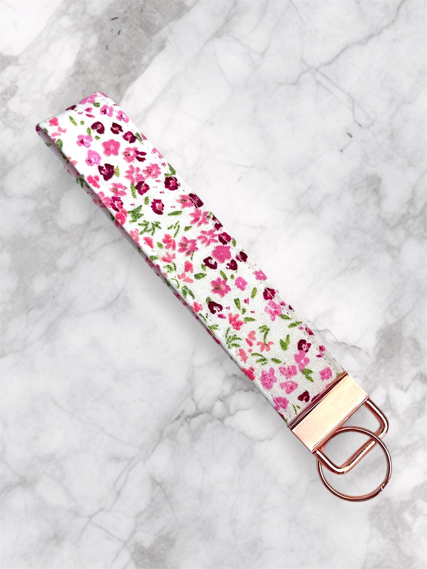 Pink Petals Wristlet